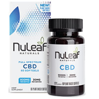 NuLeaf Naturals Full Spectrum CBD Softgels
