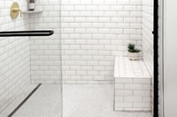 QuickDrain Shower Bench