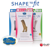 Shape-to-Fit Compression Wear